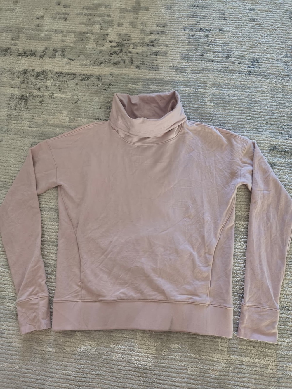 Lululemon Stress Less Turtleneck Pullover Sweatshirt size 4
